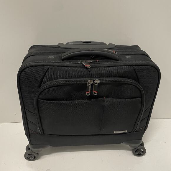 Samsonite Xenon 3.0 Spinner Mobile Office Telescoping Handle Black Luggage Bag - Picture 2 of 16